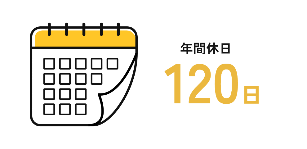 年間休日120日